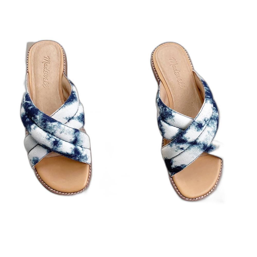 Madewell The Skyler Slide Sandal in Tie-Dye Size 6 NEW With Box